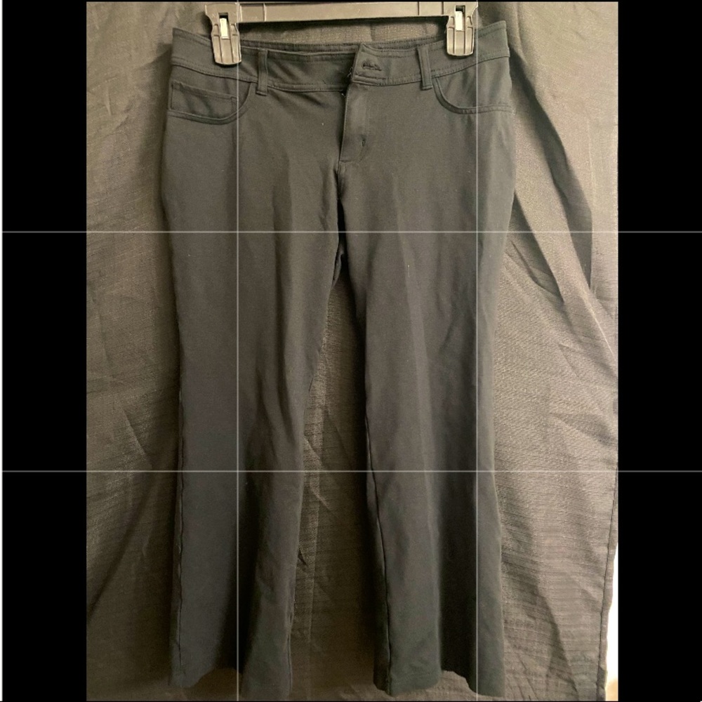 Stretchy straight leg pants